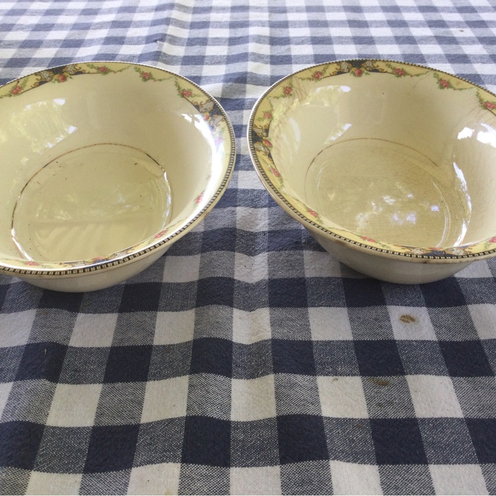 Universal Cambridge Floral Pattern - Oval serving bowls (2)